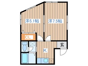 ウインドハウスの物件間取画像